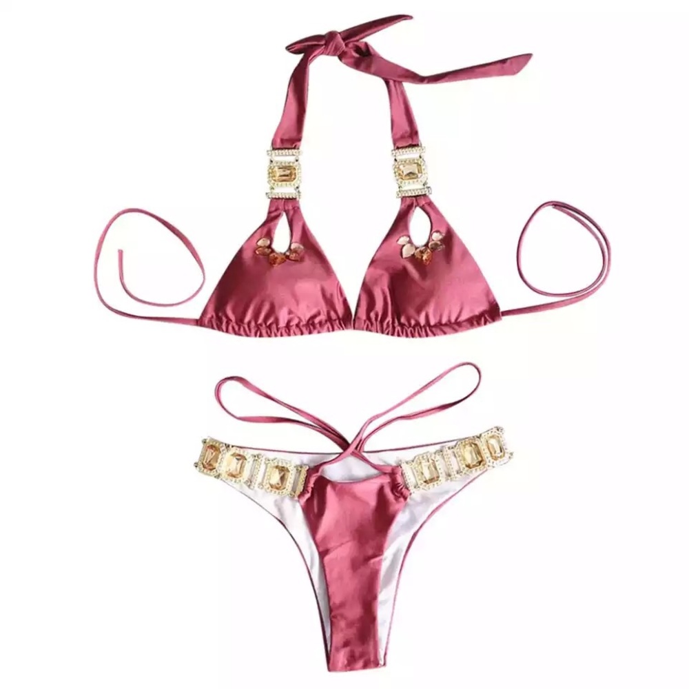 NWT Competition rhinestone plum maytime iris final sale price M fits S L fits M - Picture 5 of 16